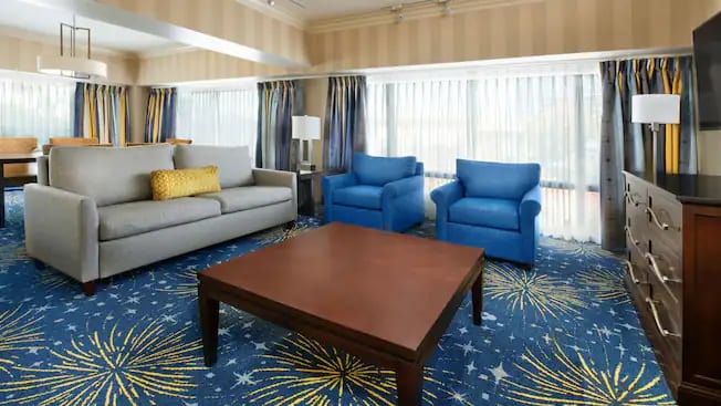 Disneyland Hotel - Two Bedroom Family Suite Living Room